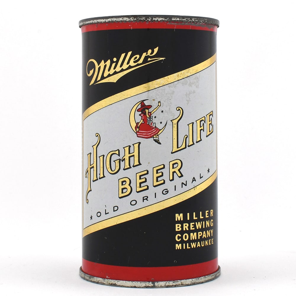 Miller High Life Beer Flat Top DARK BOTTLE 99-36 (1 of 6)