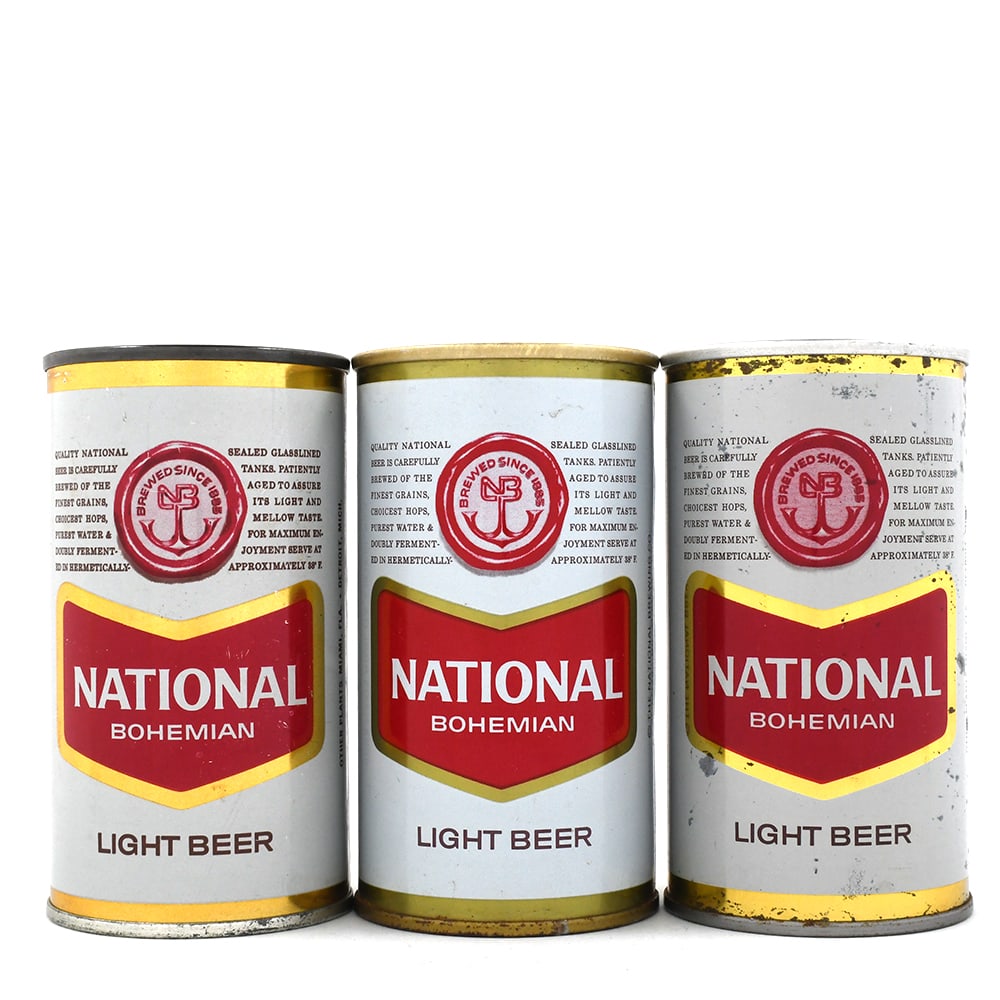 National Bohemian Beer Flat Top Pull Tab Lot of 6 (1 of 12)