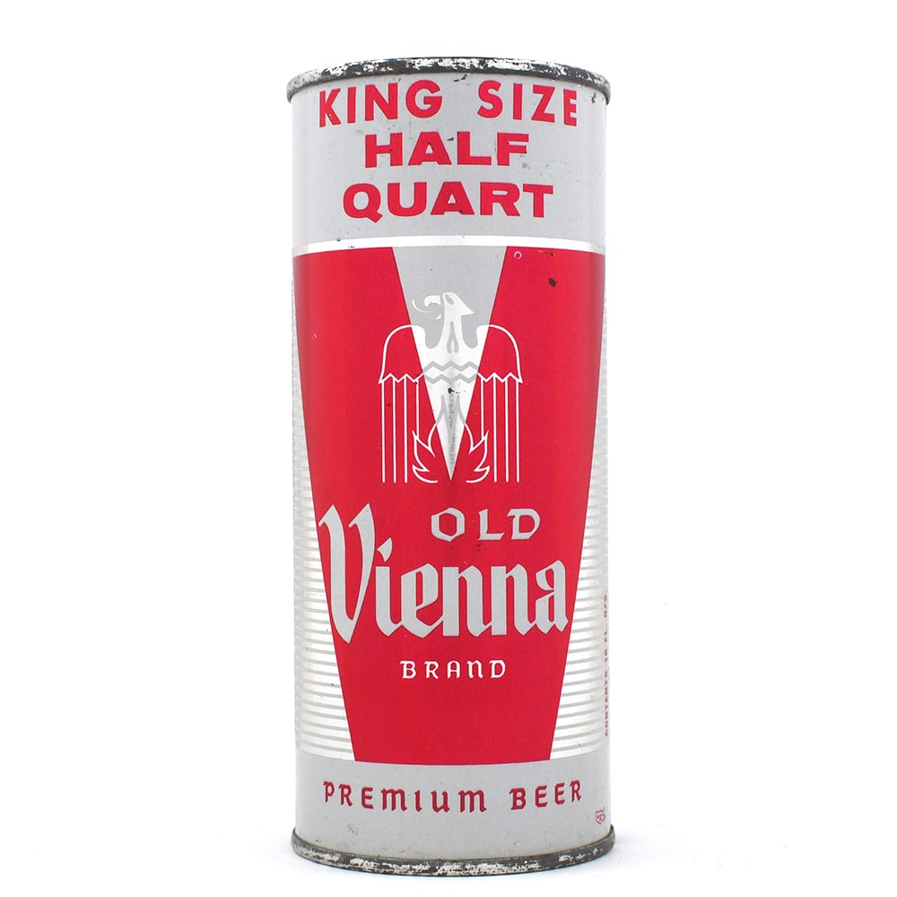 Old Vienna Brand Premium Beer 16 Ounce Flat Top 233-14 CLEAN (1 of 6)