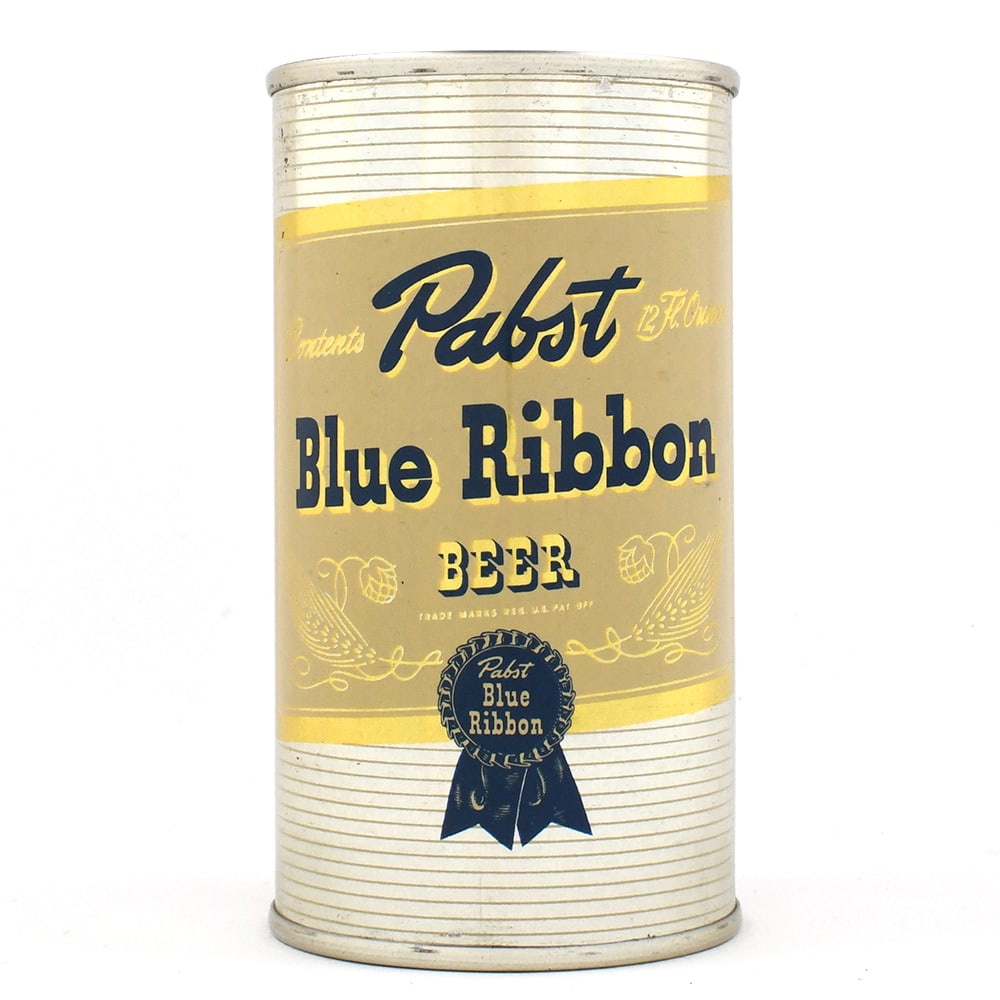 Pabst Blue Ribbon Beer Flat Top DM NO KEGLINED IRTP MILWAUKEE 111-29 (1 of 6)