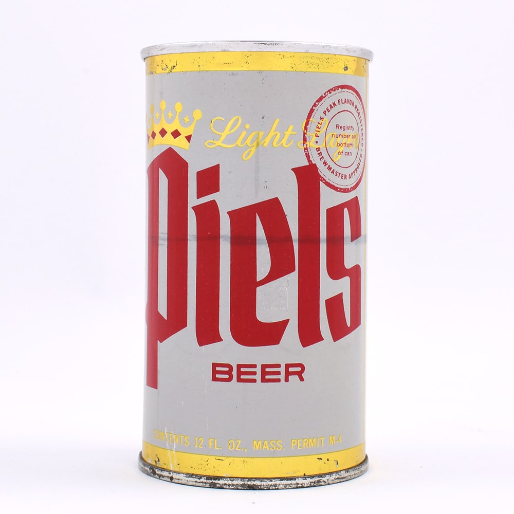 Piels Light Lager Beer ZIP Top SIM SZ BANDS NATL CAN EXCELLENT (1 of 6)