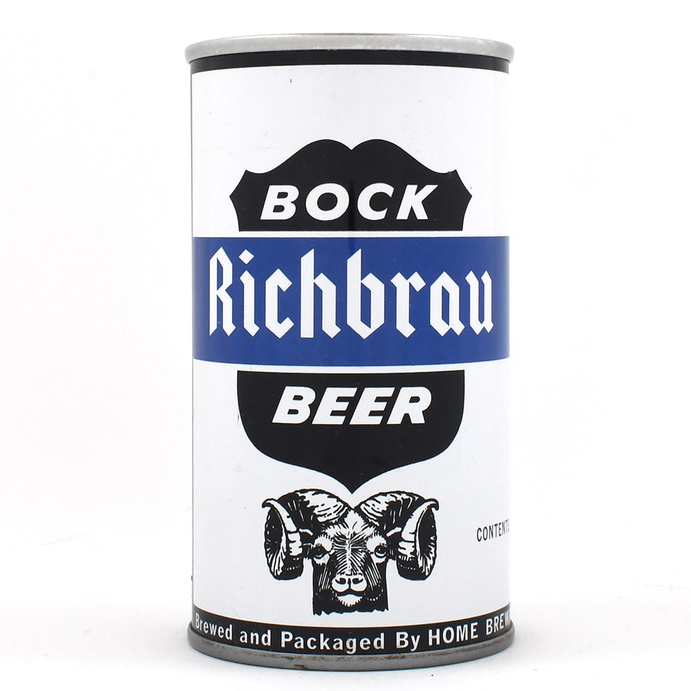 Richbrau Bock Beer Fan Tab VA TAX LID 116-9 MINTY (1 of 6)