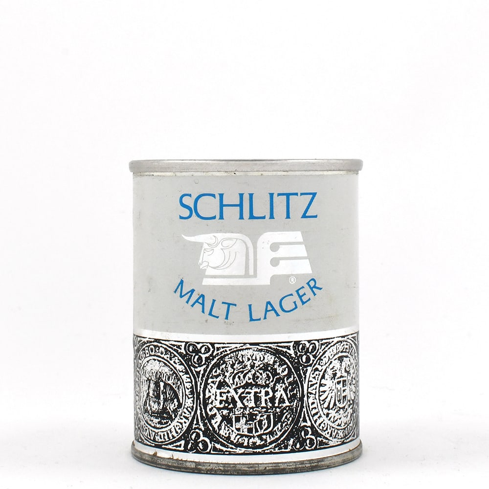 Schlitz Malt LAGER 8 Ounce Soft Top Foil Label Flat Top NC TAX LID 242-10 (1 of 6)