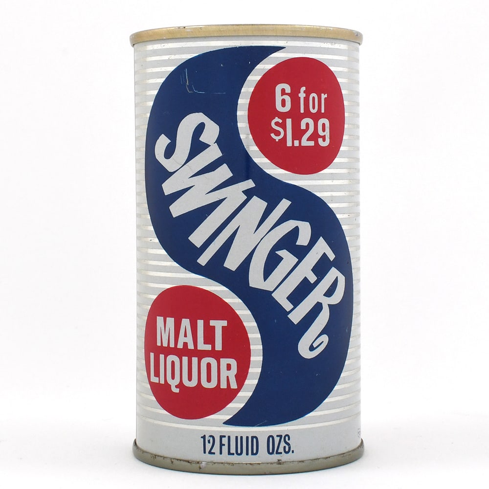 Swinger Malt Liquor Pull Tab 129-28 (1 of 6)