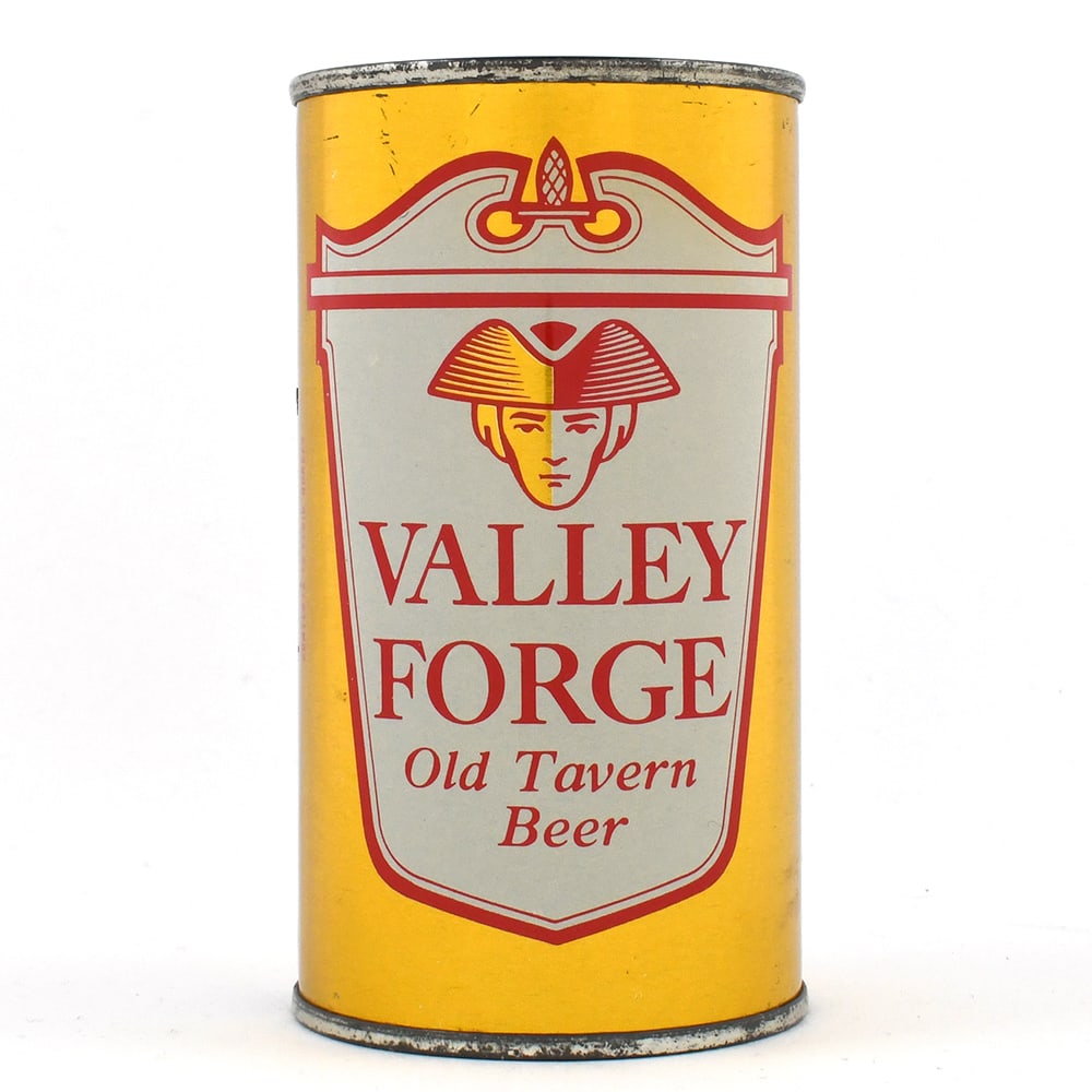 Valley Forge Old Tavern Beer Flat Top 143-13: Brewer/Business Name: C. Schmidt & Sons, Norristown, Pennsylvania Manufacturer/Plant: Continental Can Co. Date of manufacture: circa 1950s Canning Code: n/a USBC reference: 143-13 USBCOI