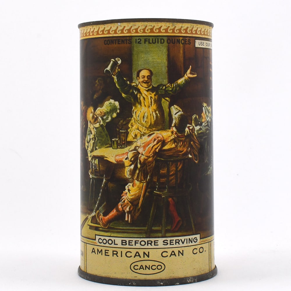 American Can Co Salesman Sample Instructional Drinking Cup Flat Top UNLISTED: Brewer/Business Name: American Can Co., no city listed, Unknown Manufacturer/Plant: American Can Co.Date of manufacture: