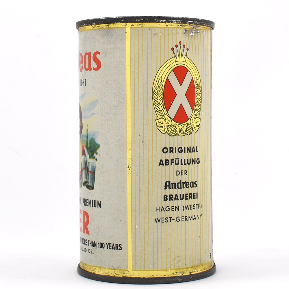 Andreas Extra Dry Light Beer German Flat Top - 2