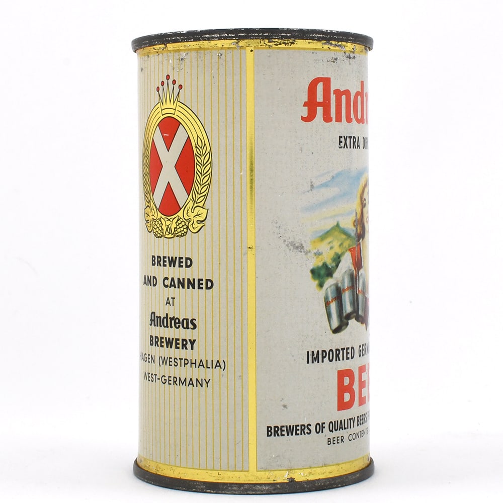 Andreas Extra Dry Light Beer German Flat Top - 4