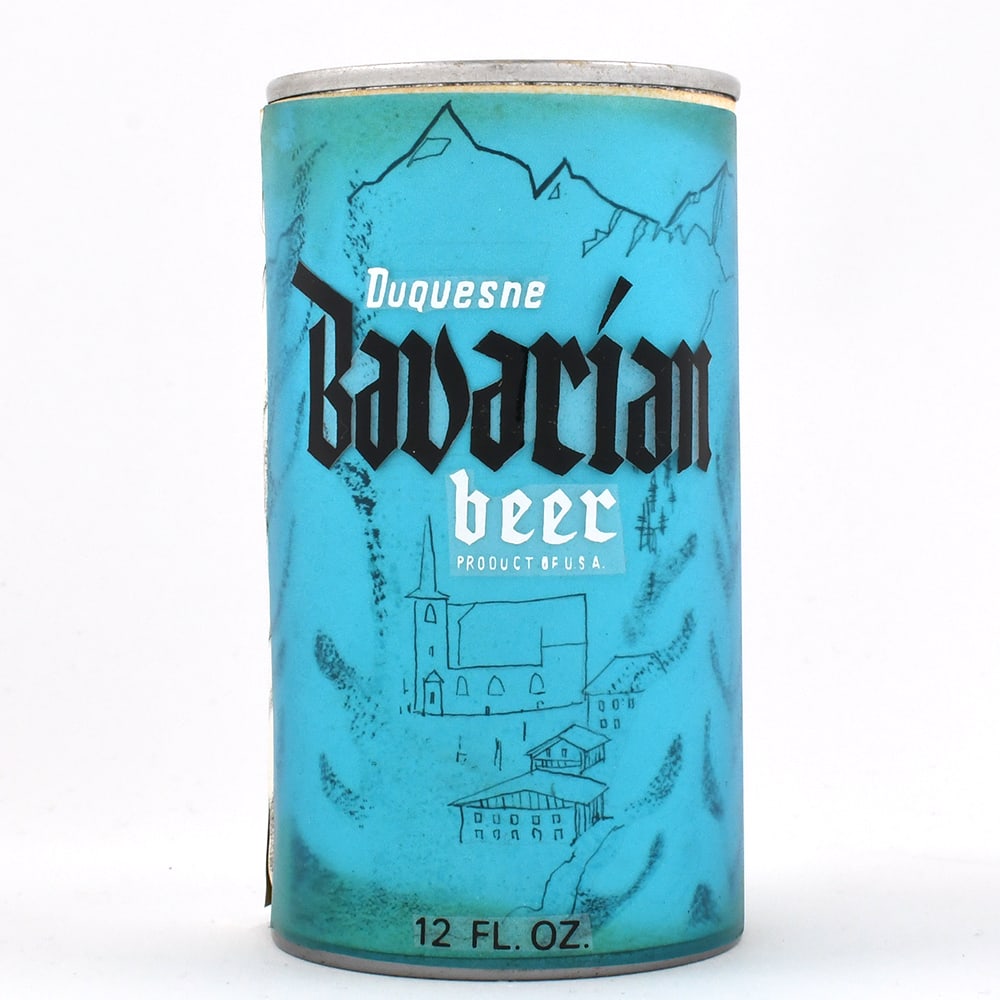Duquesne Bavarian Beer Foil-Acetate Design Mockup Pull Tab UNLISTED: Brewer/Business Name: Duquesne Brewing Co. of Pittsburgh, Pittsburgh, Pennsylvania Manufacturer/Plant: American Can Co.Date of manufacture: