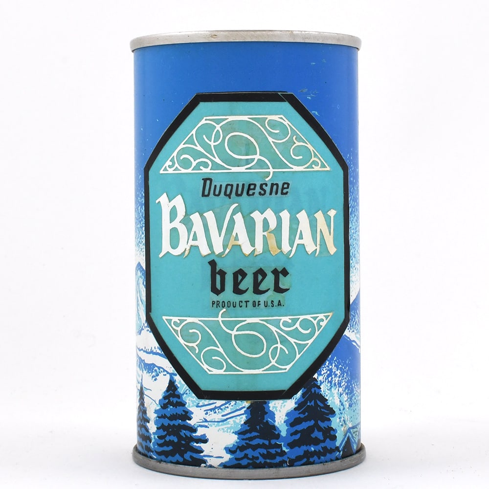 Duquesne Bavarian Beer Paper Label Design Mockup Pull Tab UNLISTED (1 of 6)