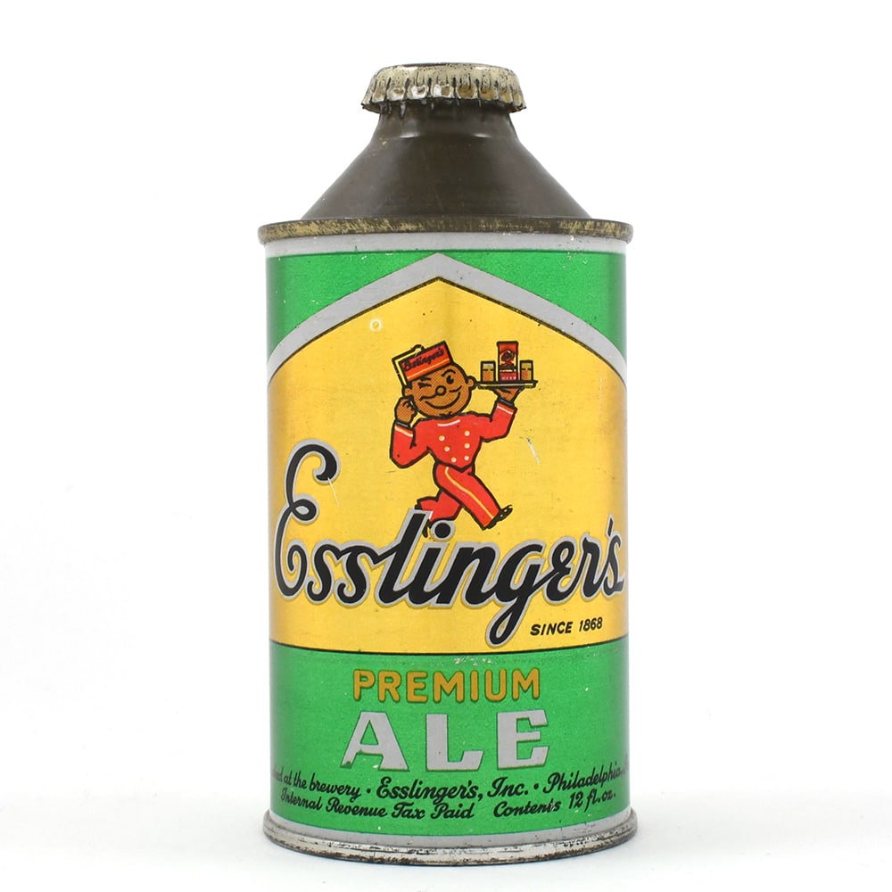 Esslingers Premium Ale Cone Top UNLISTED EXCEPTIONAL (1 of 6)