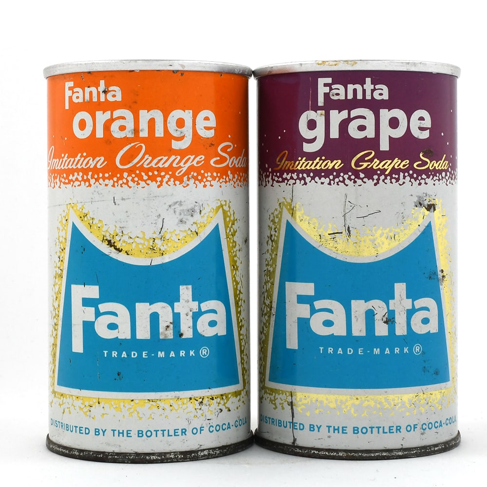 Fanta Soda Zip Top Lot of 2 VANITY BOTTOM LIDS: Brewer/Business Name: Ser Canners, Authority of Fanta Beverage Co., Atlanta, Georgia Manufacturer/Plant: Continental Can Co.Date of manufac