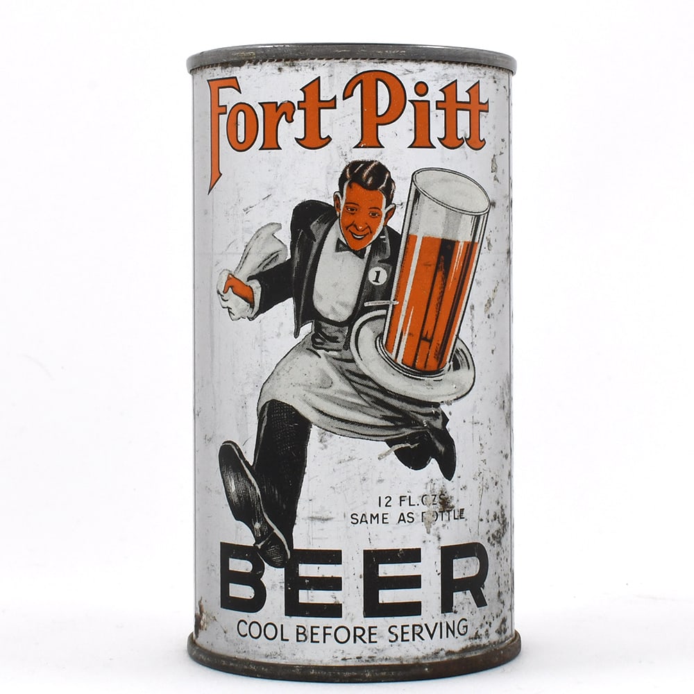 Fort Pitt Beer Instructional Flat Top RUNNING WAITER USBC UNLISTED OI 284 (1 of 6)