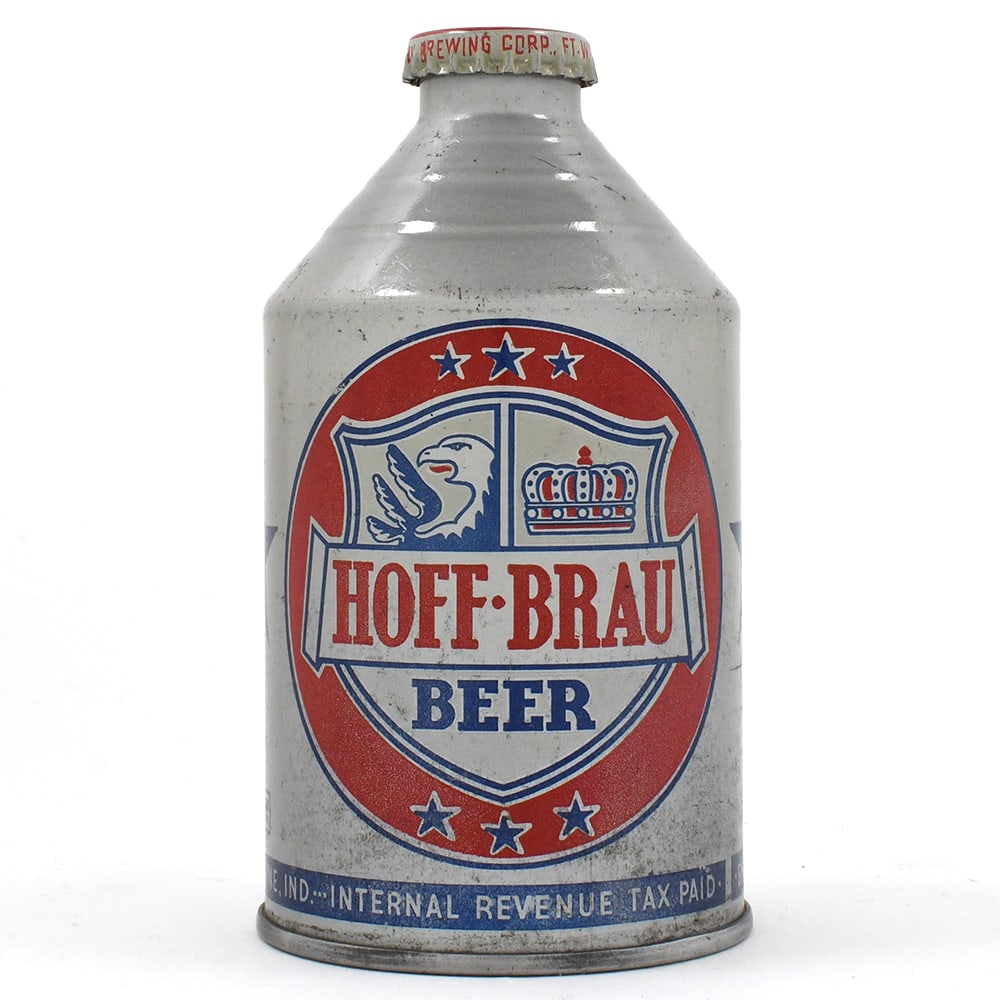 Hoff Brau Beer Crowntainer 195-19 SCARCE (1 of 6)