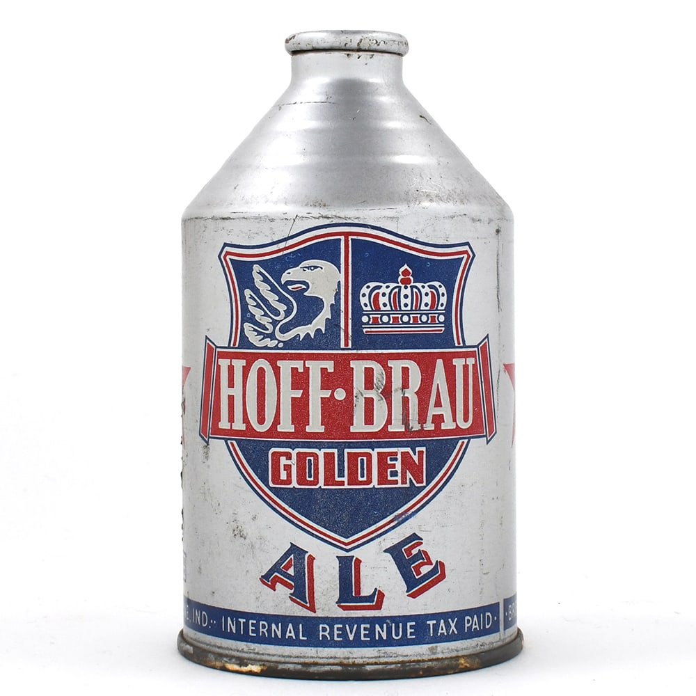 Hoff Brau Golden Ale Crowntainer 195-17 SCARCE (1 of 6)
