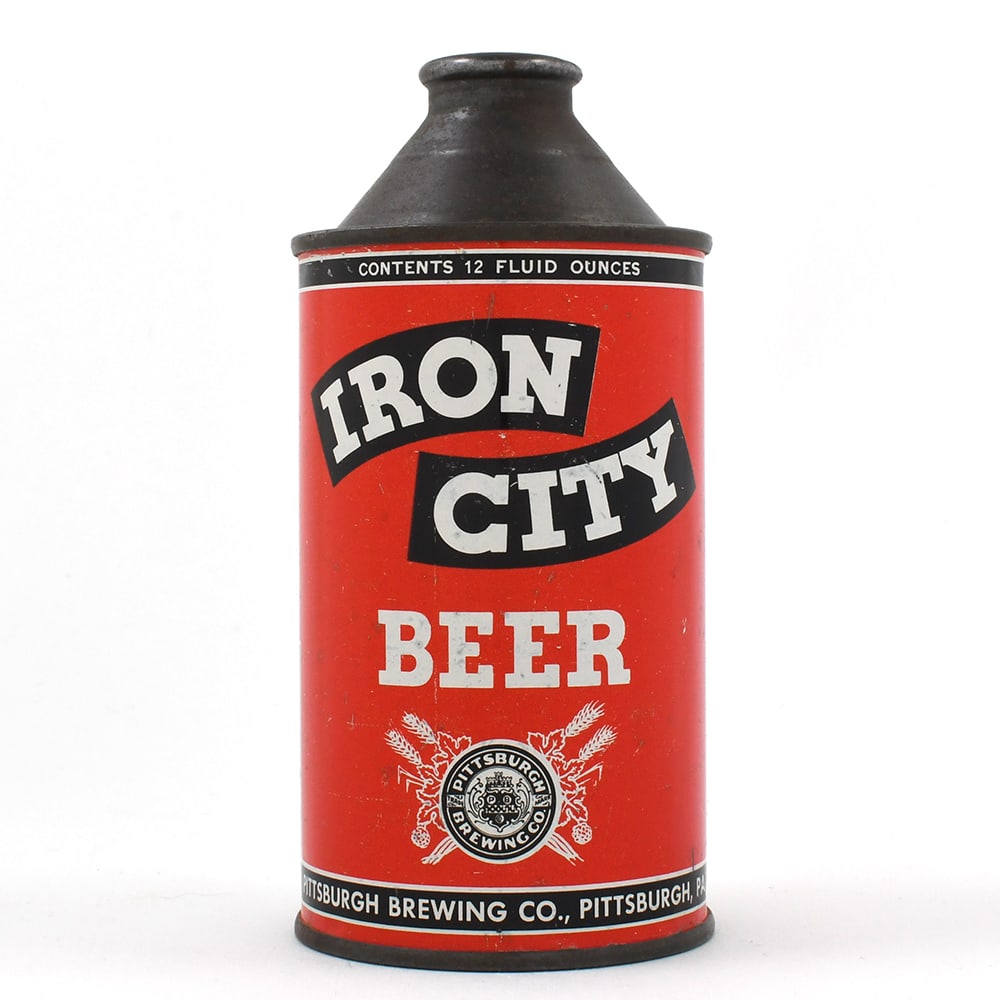 Iron City Beer Cone Top 169-31 CLEAN (1 of 6)
