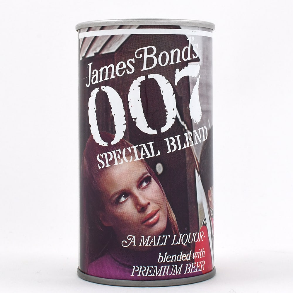 James Bonds 007 Special Blend Malt Liquor Pull Tab GRENADIER GUARDS WHITE STRIPE RARE 82-34: Brewer/Business Name: National Brewing Co., Baltimore, Maryland Manufacturer/Plant: National Can Co.Date of manufacture: