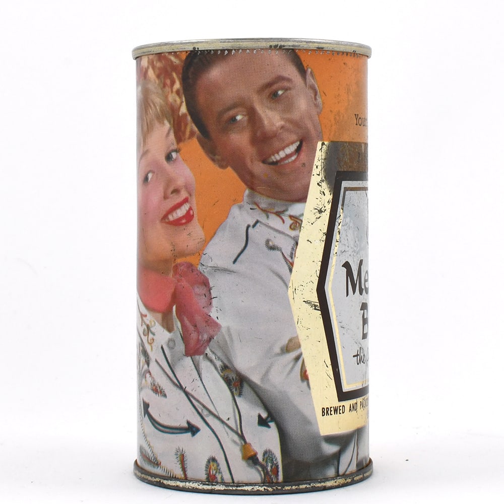 Meister Brau Happy Days Set Flat Top SQUARE DANCING 98-25: Brewer/Business Name: Peter Hand Brewery Co., Chicago, Illinois Manufacturer/Plant: American Can Co.Date of manufacture: