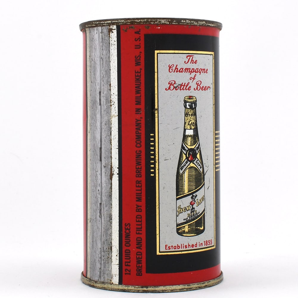 Miller High Life Beer Flat Top DARK BOTTLE 99-36 (1 of 6)