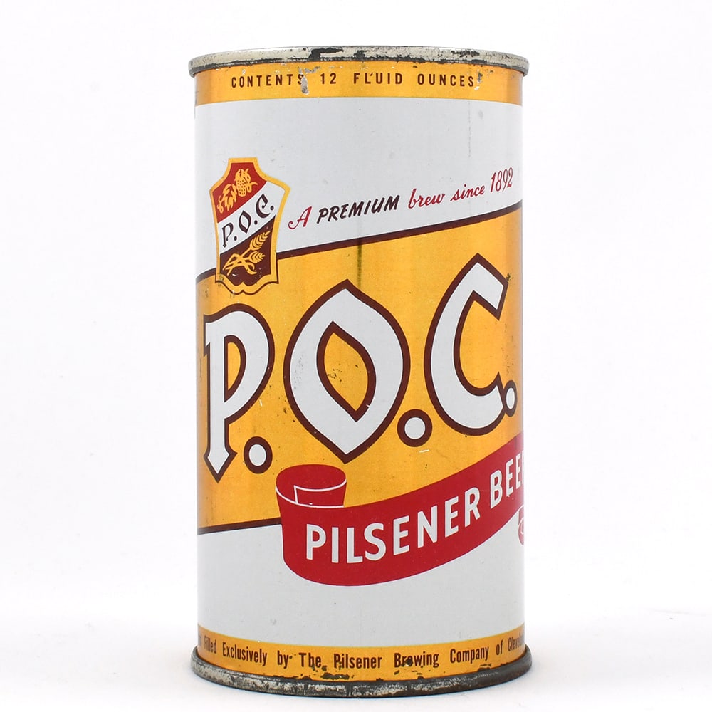 POC Pilsener Beer Flat Top OH TAX LID 116-13 EXCEPTIONAL (1 of 6)