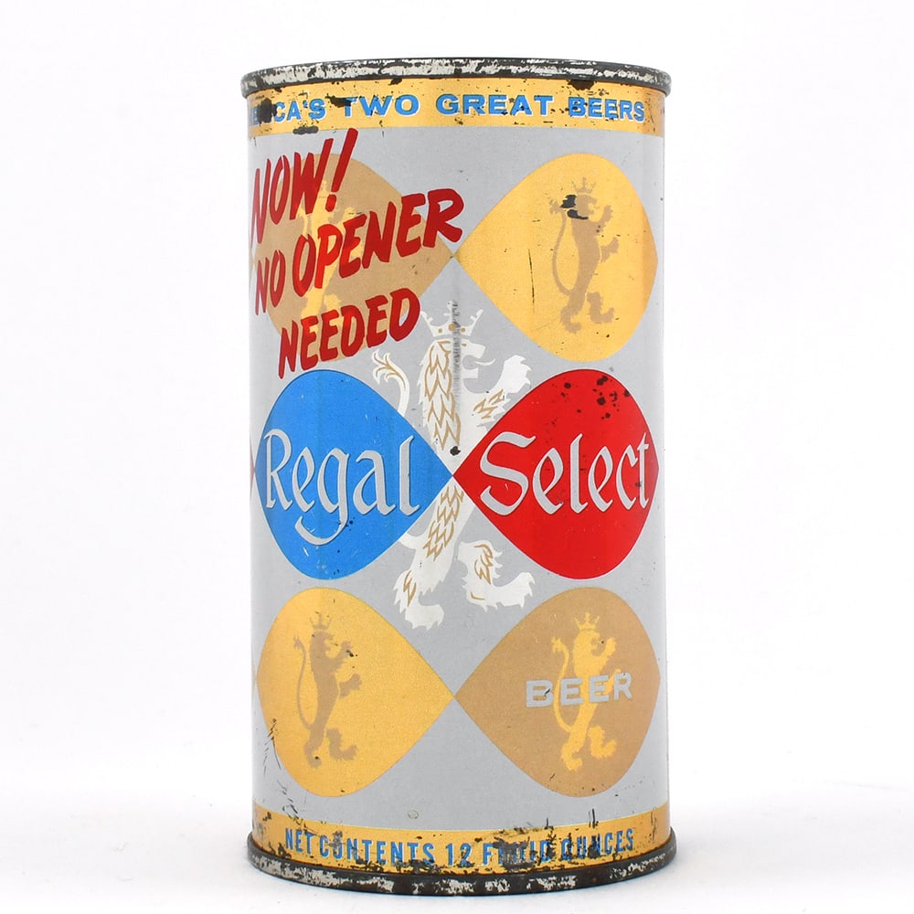 Regal Select Beer INSERT JUICE TAB UNLISTED (1 of 6)