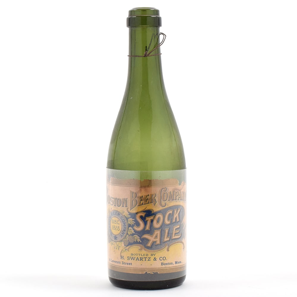 Boston Beer Co Stock Ale Pre-Prohibition SWARZ Champagne Type Bottle: Brewer/Business Name: Boston Beer Company, Boston, Massachusetts Manufacturer/Plant: UnknownDate of manufacture: