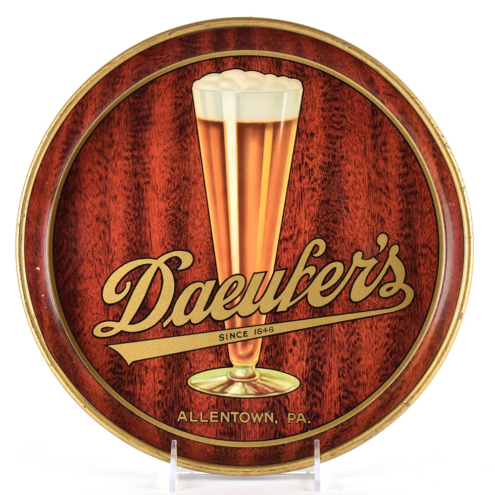 Daufers Beer 1930s Serving Tray SHARP (1 of 2)