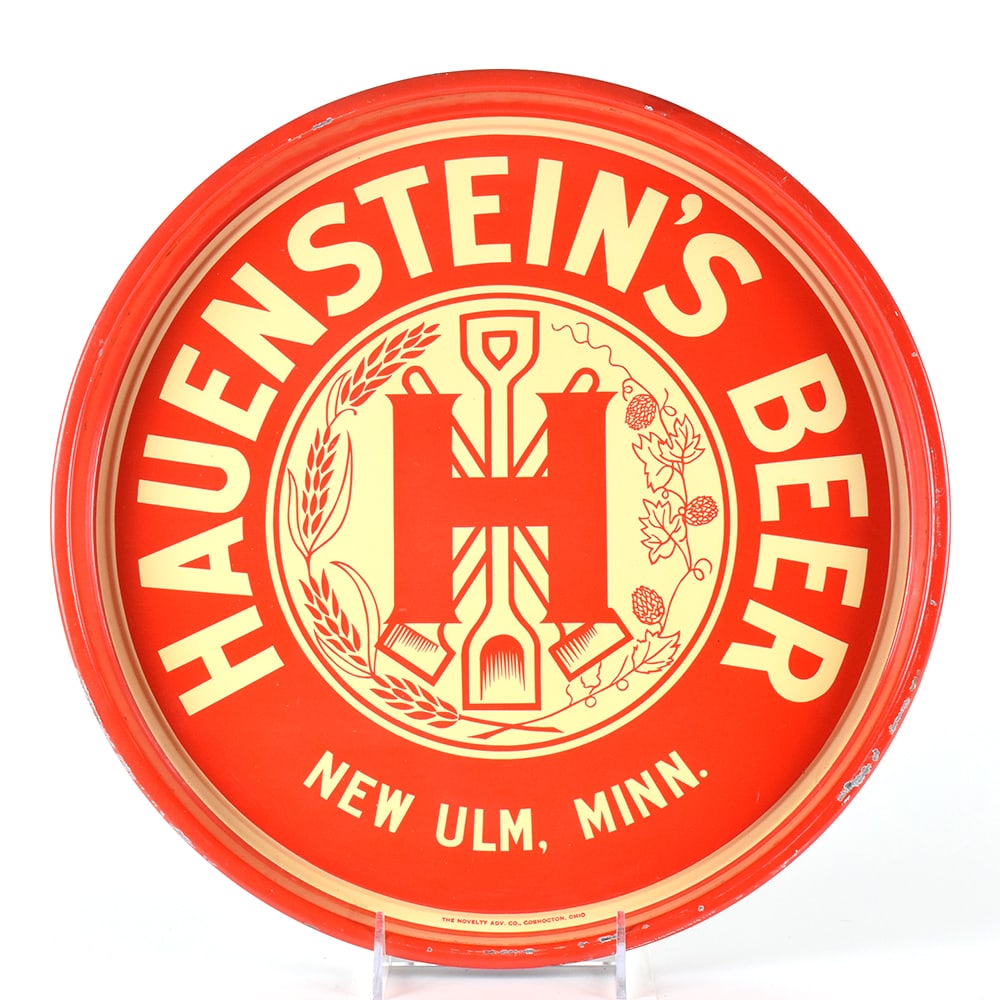 Hauensteins Beer 1930s Serving Tray New Ulm MINNESOTA EXCELLENT (1 of 2)