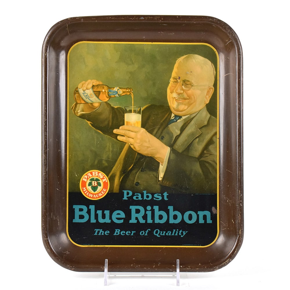 Pabst Blue Ribbon 1930s Serving Tray (1 of 2)