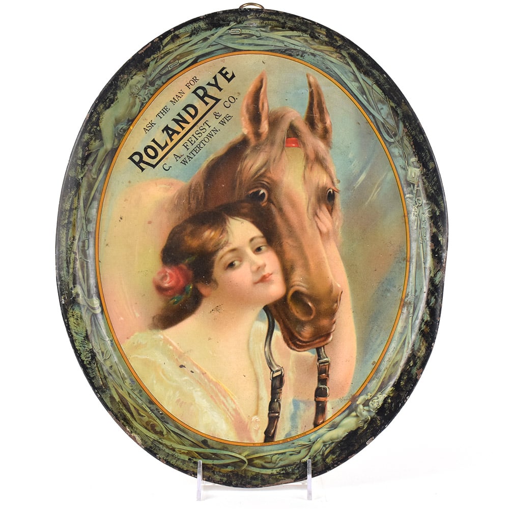 Roland Rye Pre-Pro Whiskey Tray STOCK GIRL AND HORSE (1 of 2)