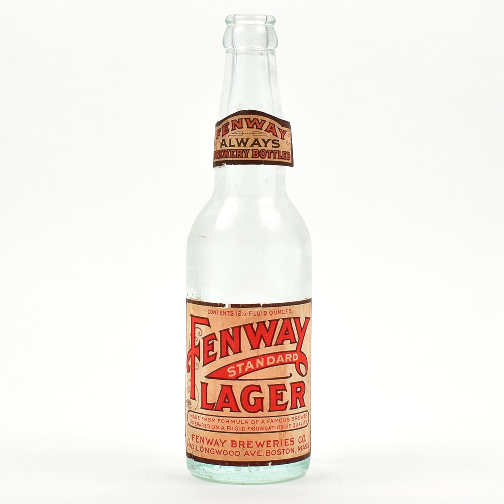 Fenway Standard LAGER Pre-Prohibition Bottle BOSTON RARE: Brewer/Business Name: Fenway Breweries Co., Boston, Massachusetts Manufacturer/Plant: UnknownDate of manufacture: