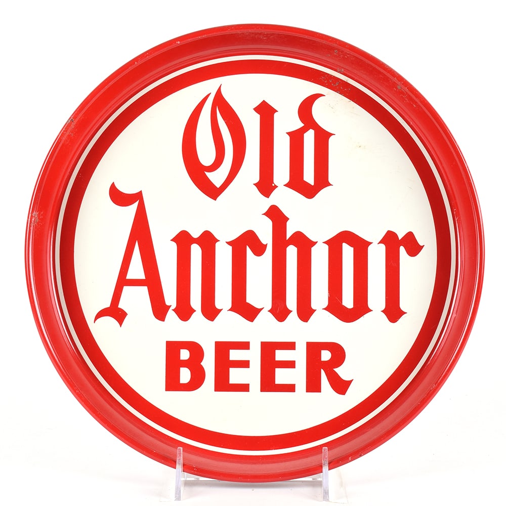 Old Anchor Beer 1930s Serving Tray: Brewer/Business Name: Brackenridge Brewing Co., Brackenridge, Pennsylvania Manufacturer/Plant: UnknownDate of manufacture: