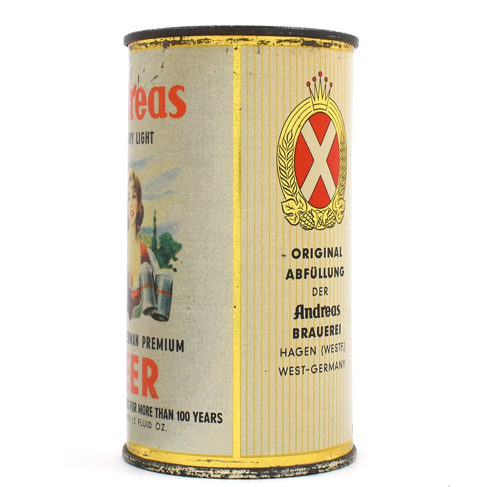 Andreas Extra Dry Light Premium Beer German Flat Top - 2