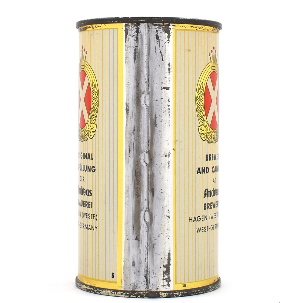 Andreas Extra Dry Light Premium Beer German Flat Top - 3