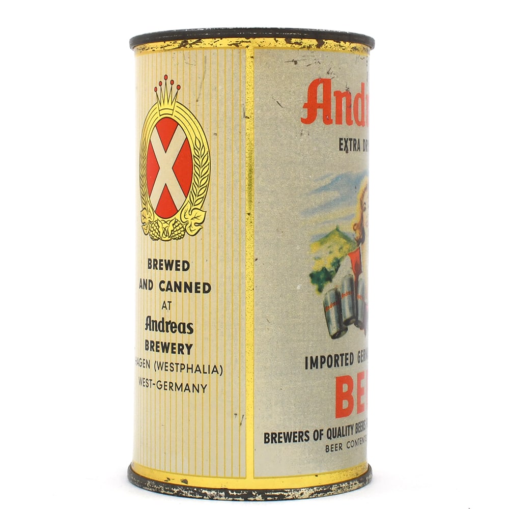 Andreas Extra Dry Light Premium Beer German Flat Top - 4