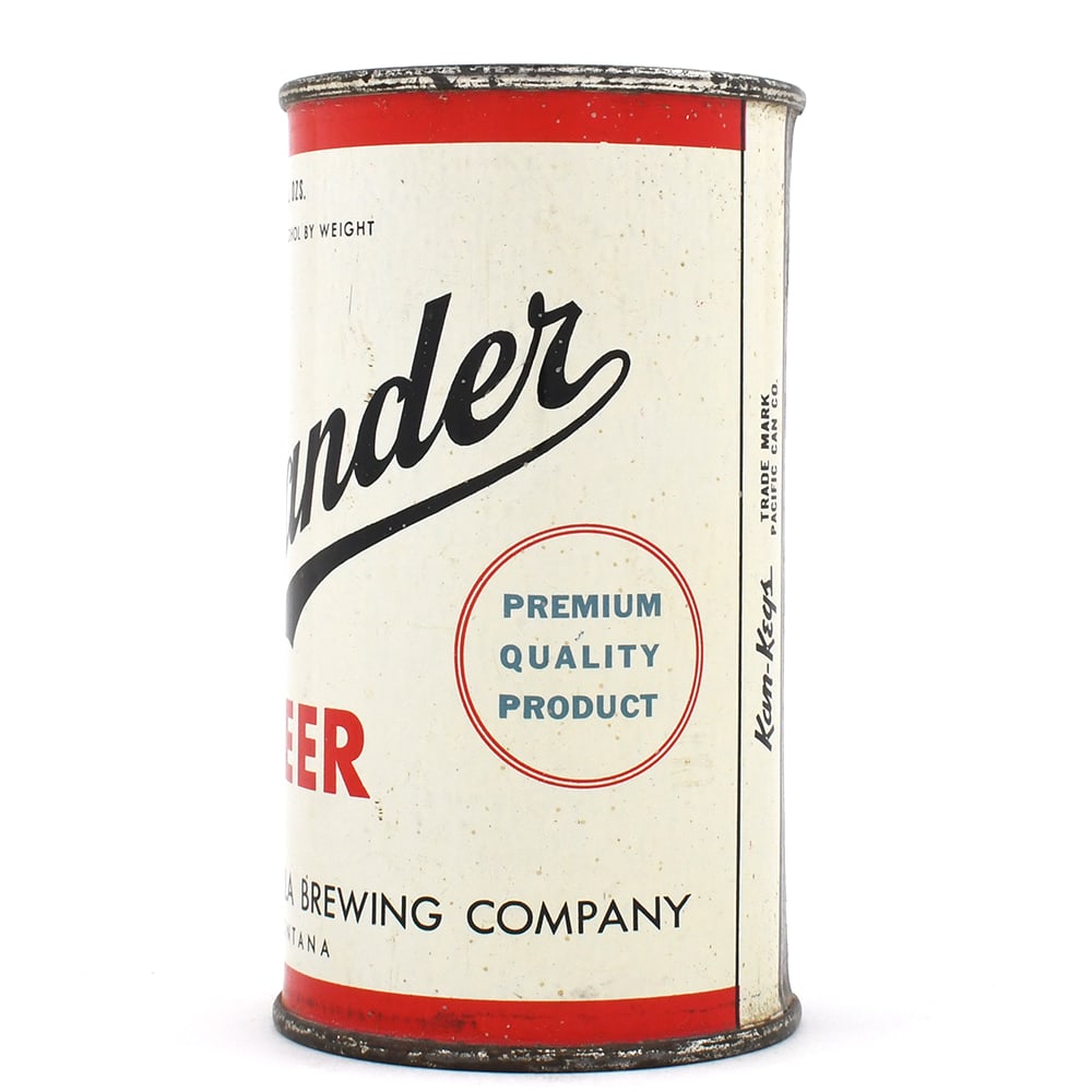 Highlander Beer Flat Top BLUE SIDE TEXT 82-10 - 2