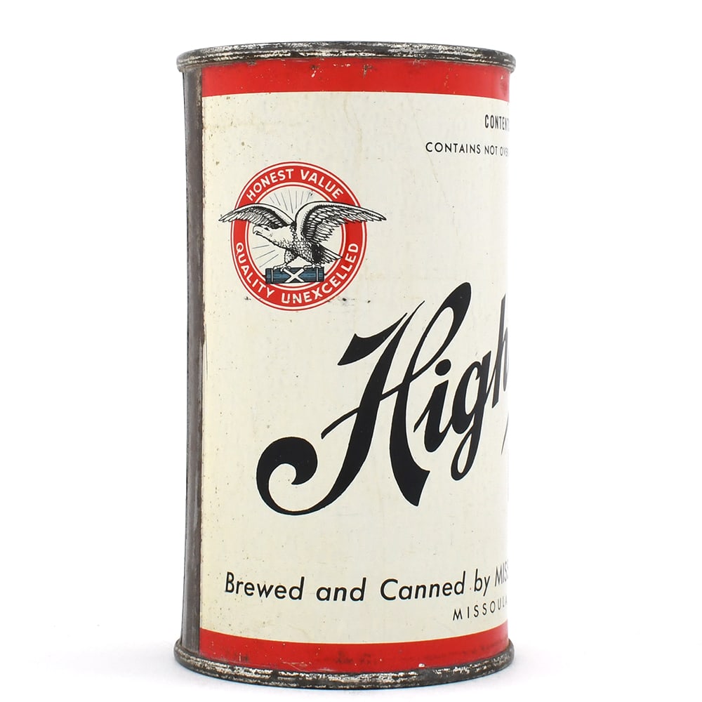 Highlander Beer Flat Top BLUE SIDE TEXT 82-10 - 4