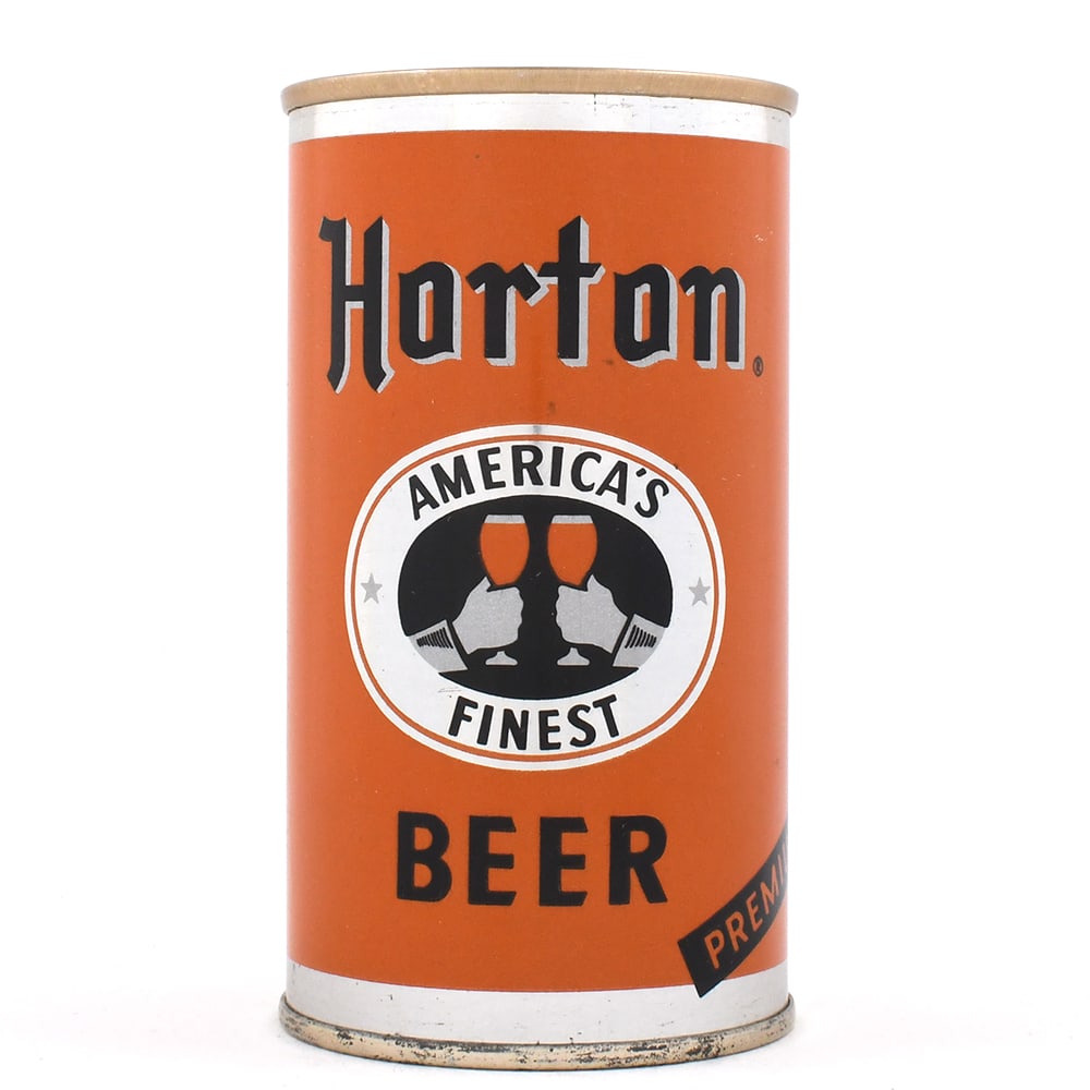 Horton Premium Beer Pull Tab TOP CONDITION 77-25: Brewer/Business Name: Metropolis Brewery of N.J., Trenton, New Jersey Manufacturer/Plant: Continental Can Co.Date of manufacture: