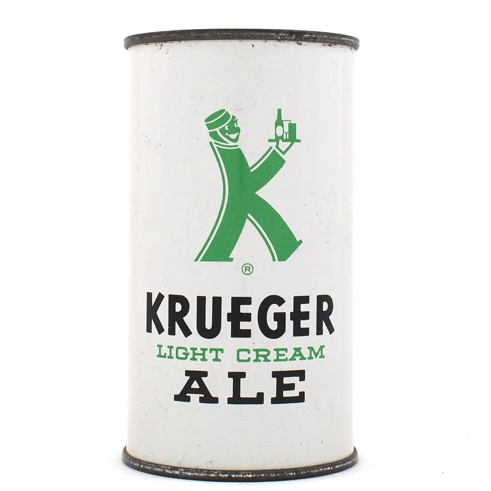 Krueger Light Cream Ale Flat Top 89-36: Brewer/Business Name: G. Krueger Brewing Co., Newark, New Jersey Manufacturer/Plant: American Can Co.Date of manufacture: