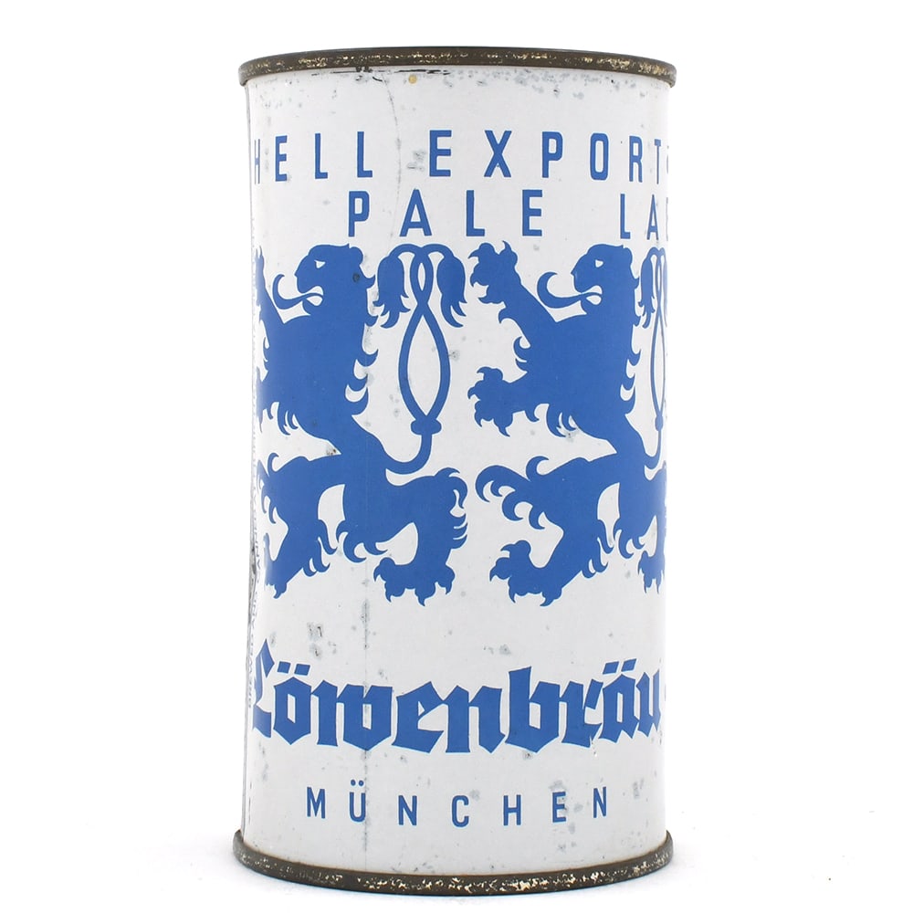 Lowenbrau Hell Export Pale Lager Beer German Flat Top: Brewer/Business Name: Lowenbrau, Munich, Germany, Non-U.S. (see comments/description) Manufacturer/Plant: UnknownDate of manufacture: