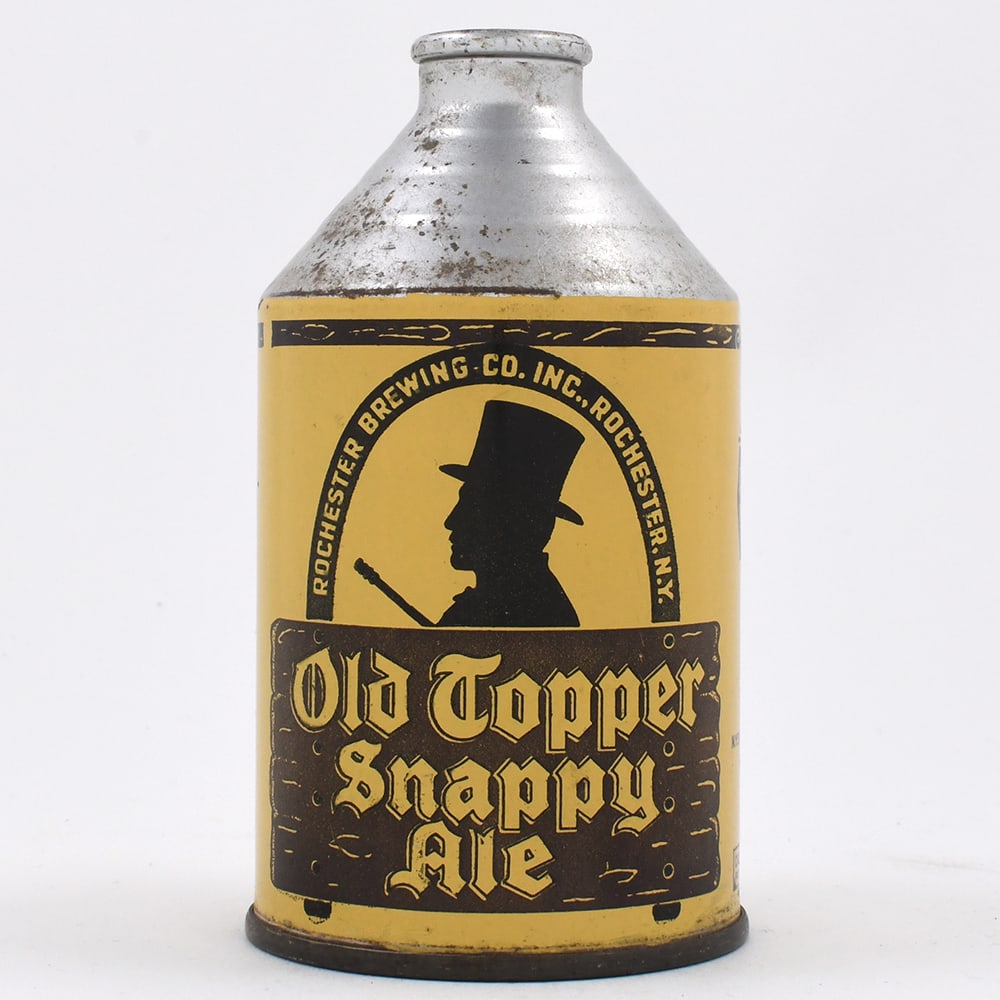 Old Topper Snappy Ale Crowntainer BROWN SIGN 197-30 (1 of 6)