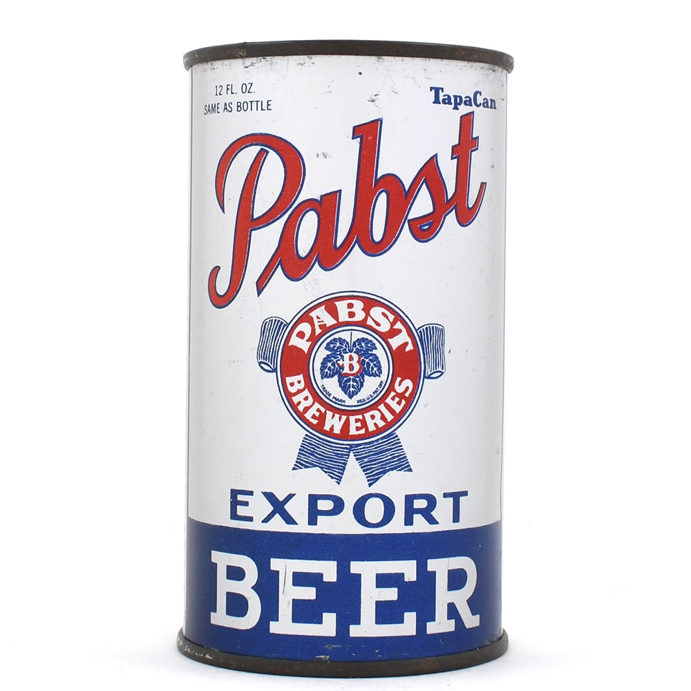 Pabst Export Beer Instructional Flat Top PREMIER MILWAUKEE UNLISTED OI 646: Brewer/Business Name: Premier-Pabst Corp., Milwaukee, Wisconsin Manufacturer/Plant: American Can Co.Date of manufacture:
