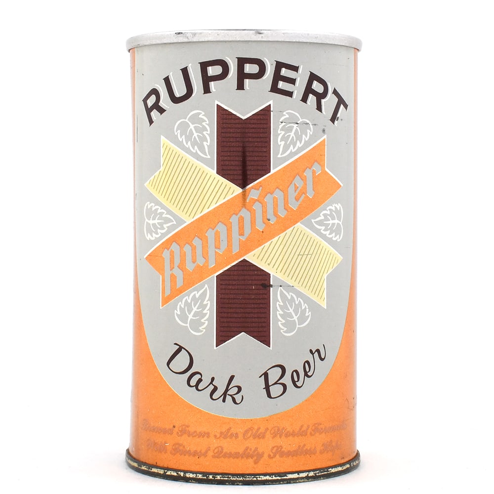 Ruppert Ruppiner Dark Beer Zip Top 117-1: Brewer/Business Name: Jacob Ruppert, New York, New York Manufacturer/Plant: National Can Co.Date of manufacture: