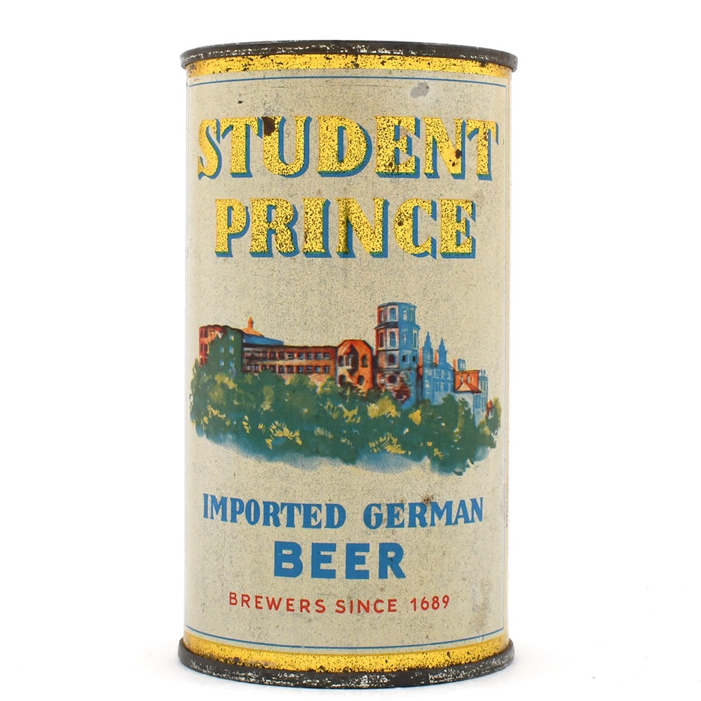 Student Prince Imported German Beer German Flat Top: Brewer/Business Name: Konigsbacher Brewery, Koblenz (Rhine), Germany, Non-U.S. (see comments/description) Manufacturer/Plant: Unknown