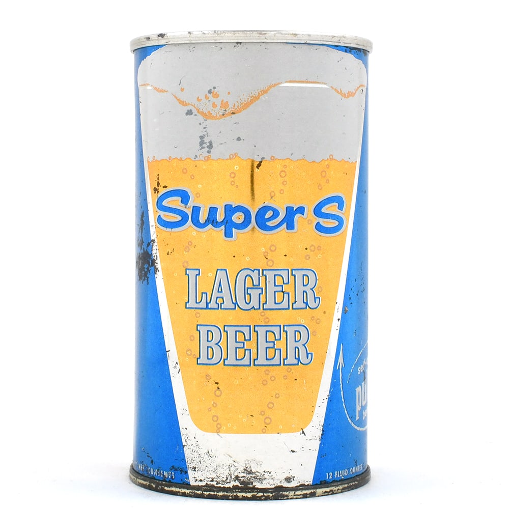 Super S Lager Beer Zip Top 129-26 (1 of 6)