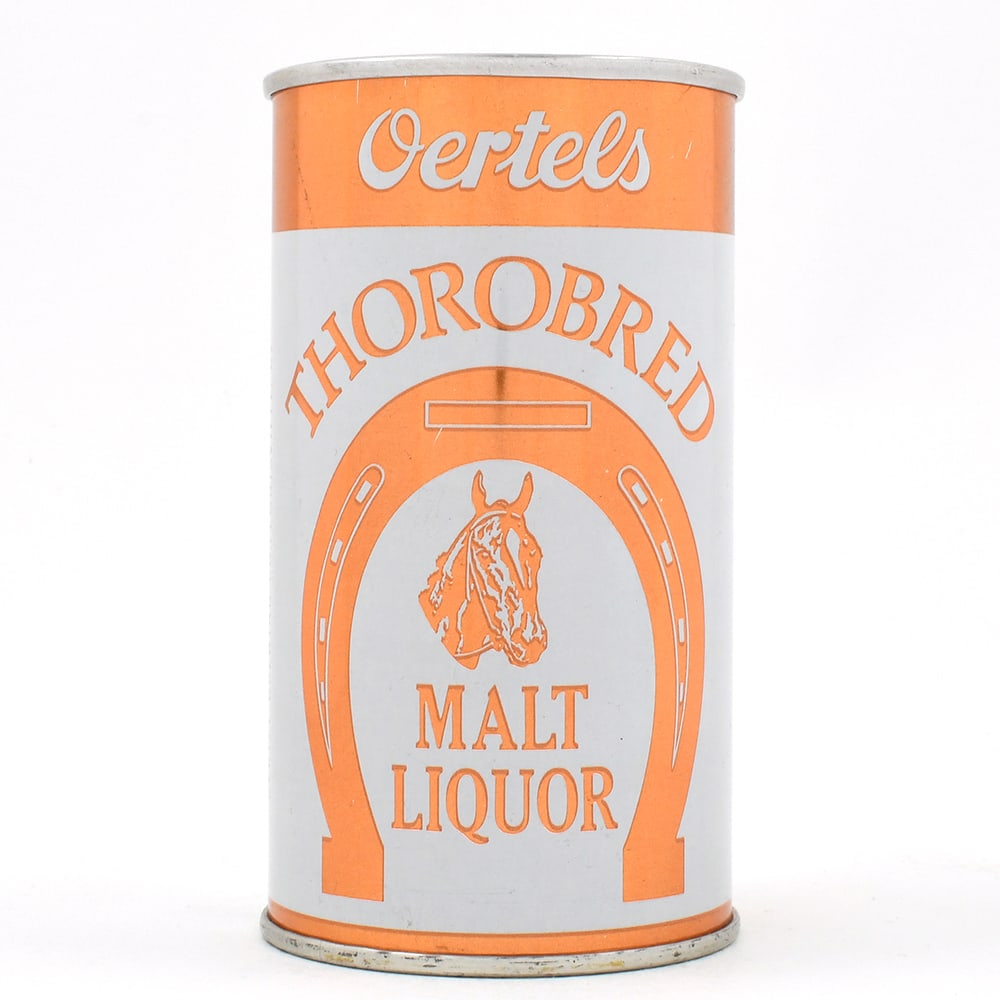 Oertels Thorobred Malt Liquor Zip Top 99-7: Brewer/Business Name: Oertel Brewing Co., Louisville, Kentucky Manufacturer/Plant: Continental Can Co. Date of manufacture: