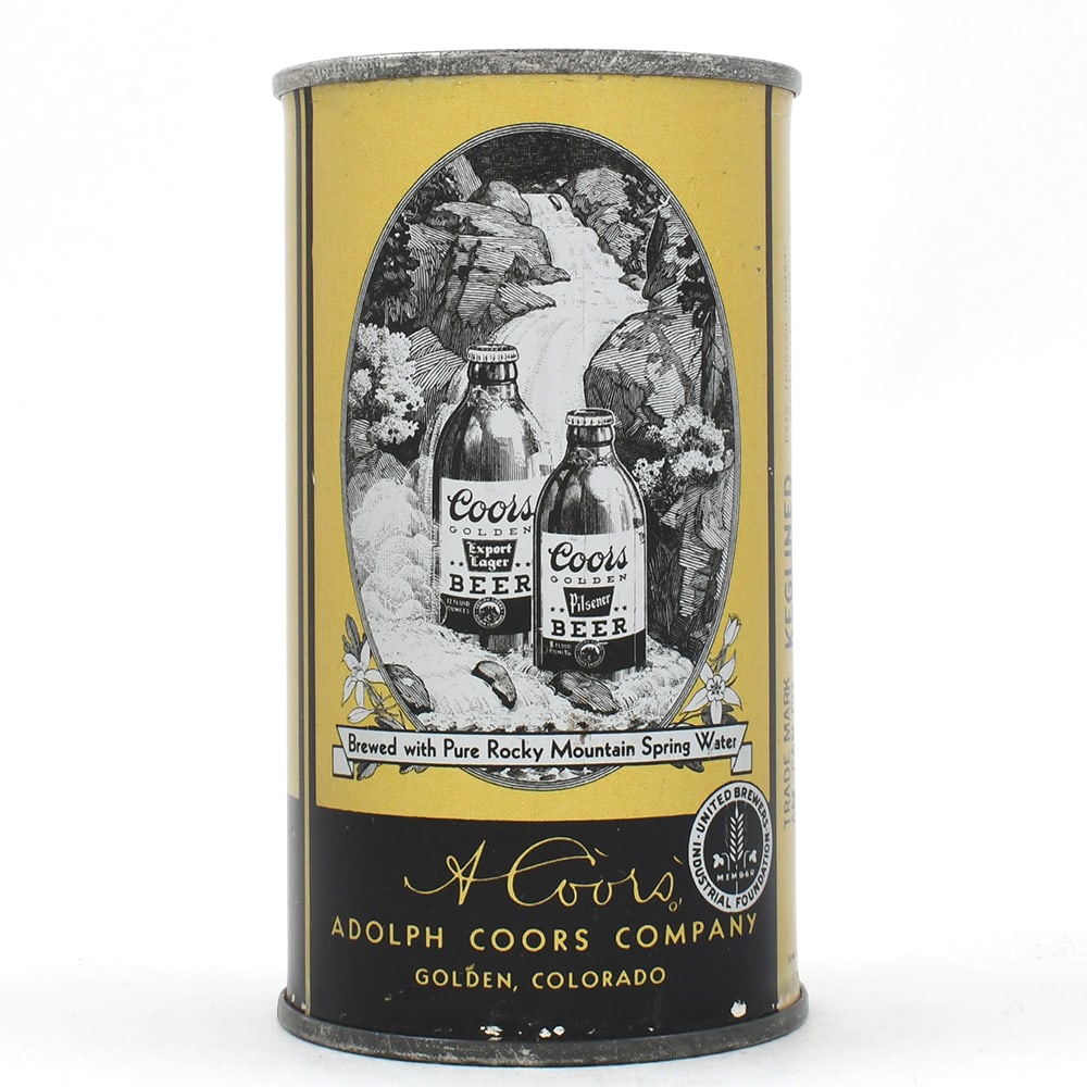 Coors Golden Beer Flat Top WATERFALL VANTY LID 51-17 (1 of 6)