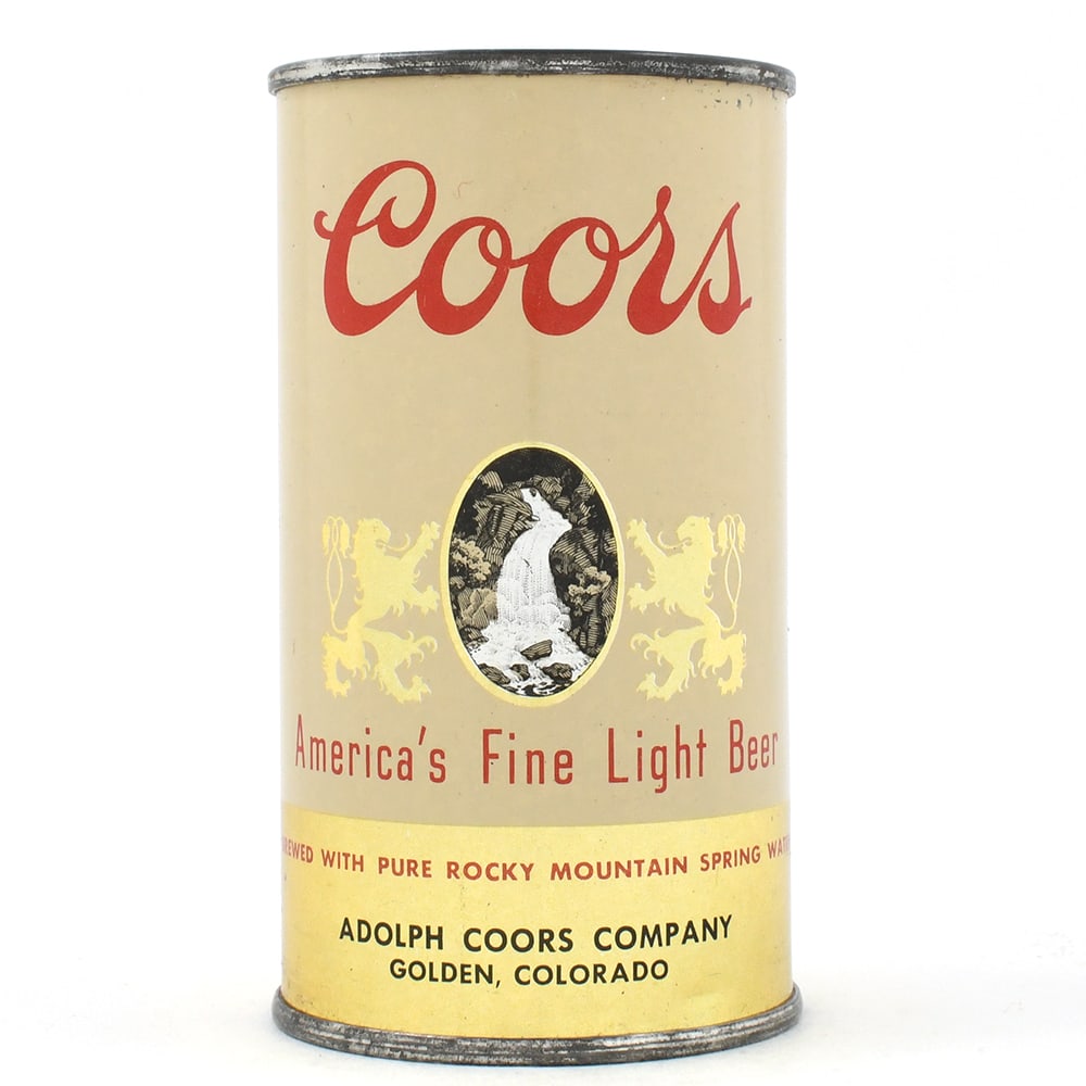Coors Light Beer Flat Top RED LETTER NO BANQUET IRTP UNLISTED OUTSTANDING (1 of 6)