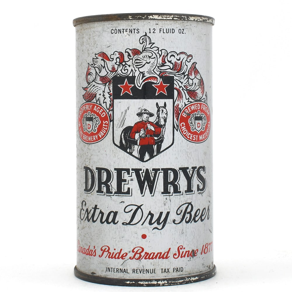 Drewrys Extra Dry Beer Instructional Flat Top 55-34 OI 206 (1 of 6)