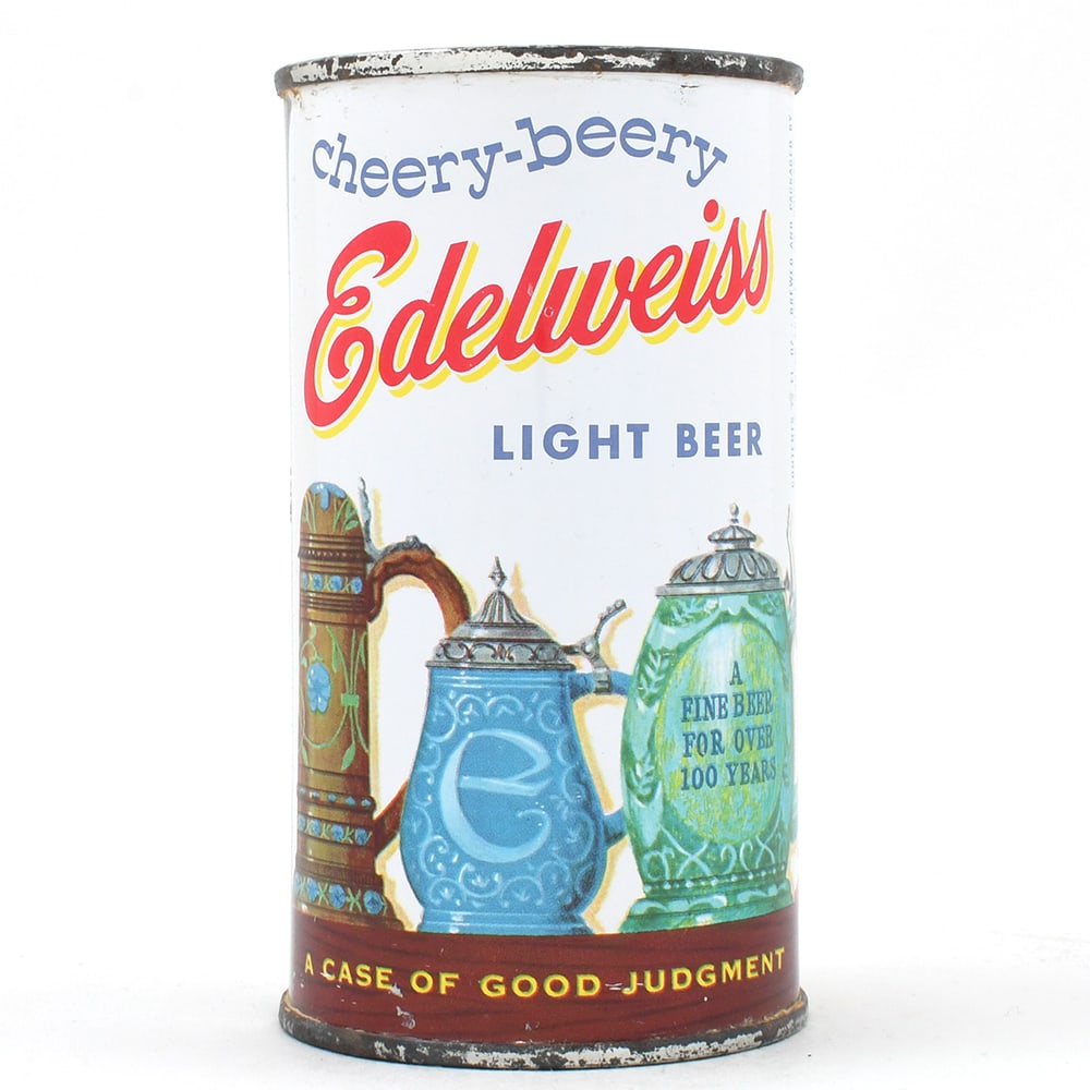 Edelweiss Light Beer Flat Top SCHOENHOFEN FLORIDA VANITY LID 59-6 (1 of 6)